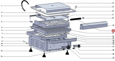 Potis Deckelgriff POS. 20