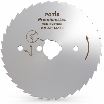 POTIS Kreismesser 80er gezahnt PREMIUM