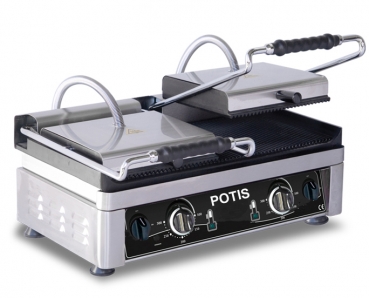 Potis Kontaktgrill PK5530 DE oben / unten gerillt