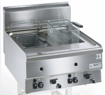 EKU Gas-Doppelfritteuse 13 kW