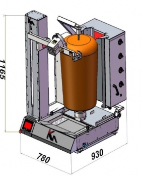 POTIS Döner / Gyros Roboter max 80 kg dönerrobotu