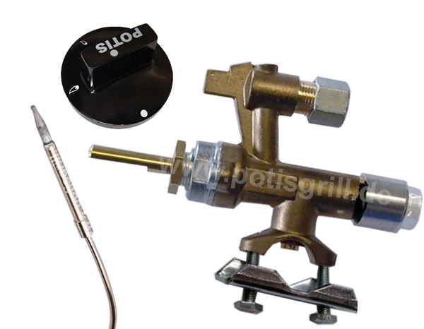 Rubinetto Gas Butano/Propano M.A.P. Attacco 7/16