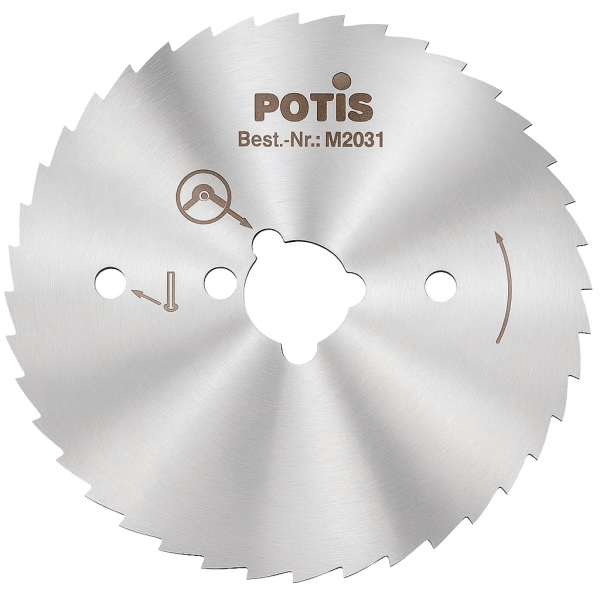 POTIS Kreismesser 80er gezahnt ECO
