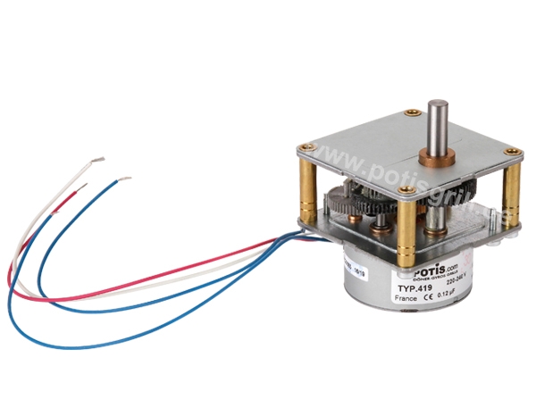 Potis Getriebemotor 427 Für Gyrosgrill – 220–240 V, 2 U/min, 50 Hz – Welle ø 8 Mm, Höhe 56 Mm – Für G1/G2/G3/GD1–GD5/E1 (Elektro/Gas)