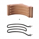 Potis SET Keramikstein + Rohrheizkörper